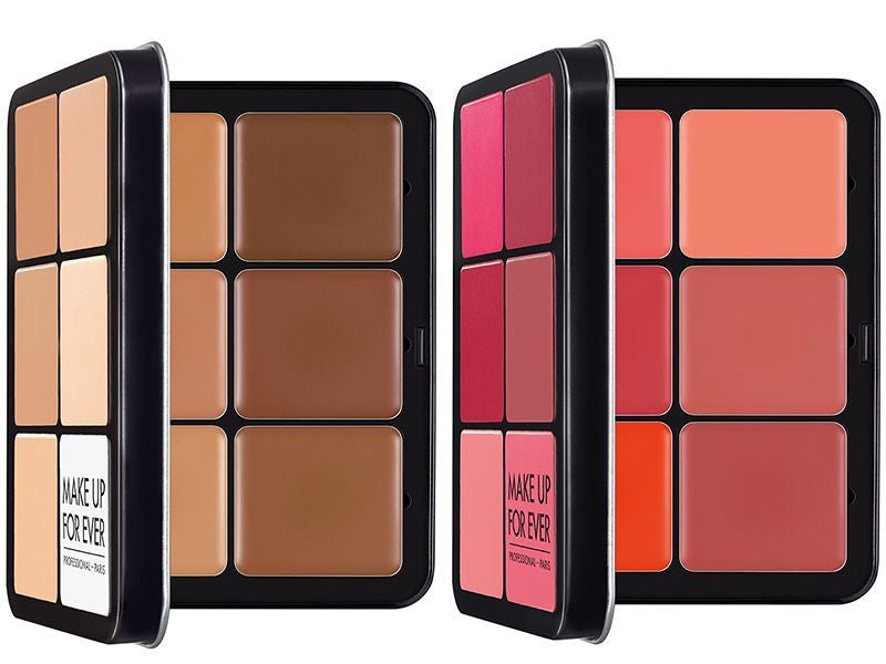 Makeup forever hd skin foundation/blush/ contouring Palette