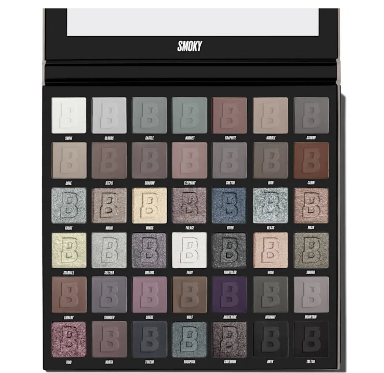 Beauty bay 42colour palette “smoky”
