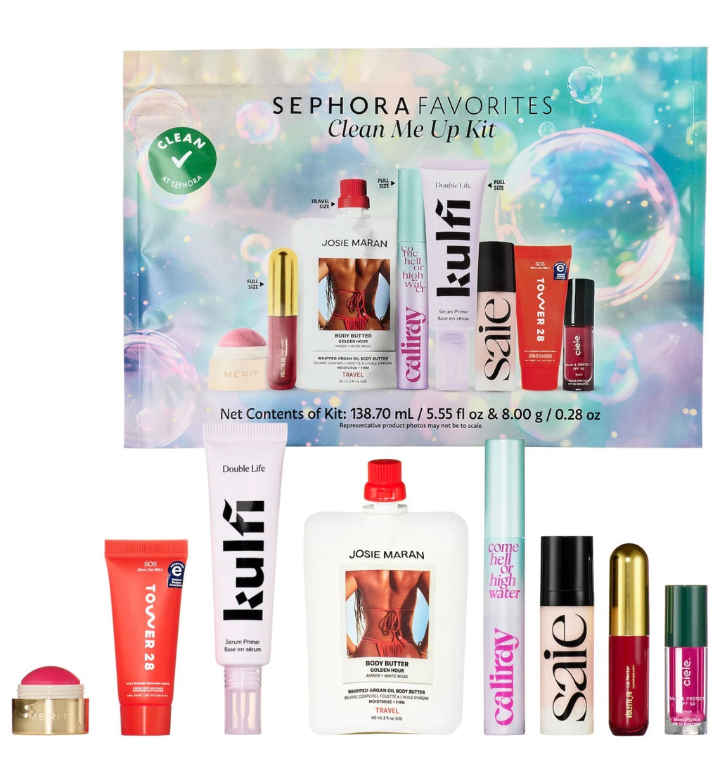 Sephora Favorites - Clean Me Up Kit Makeup Value Set