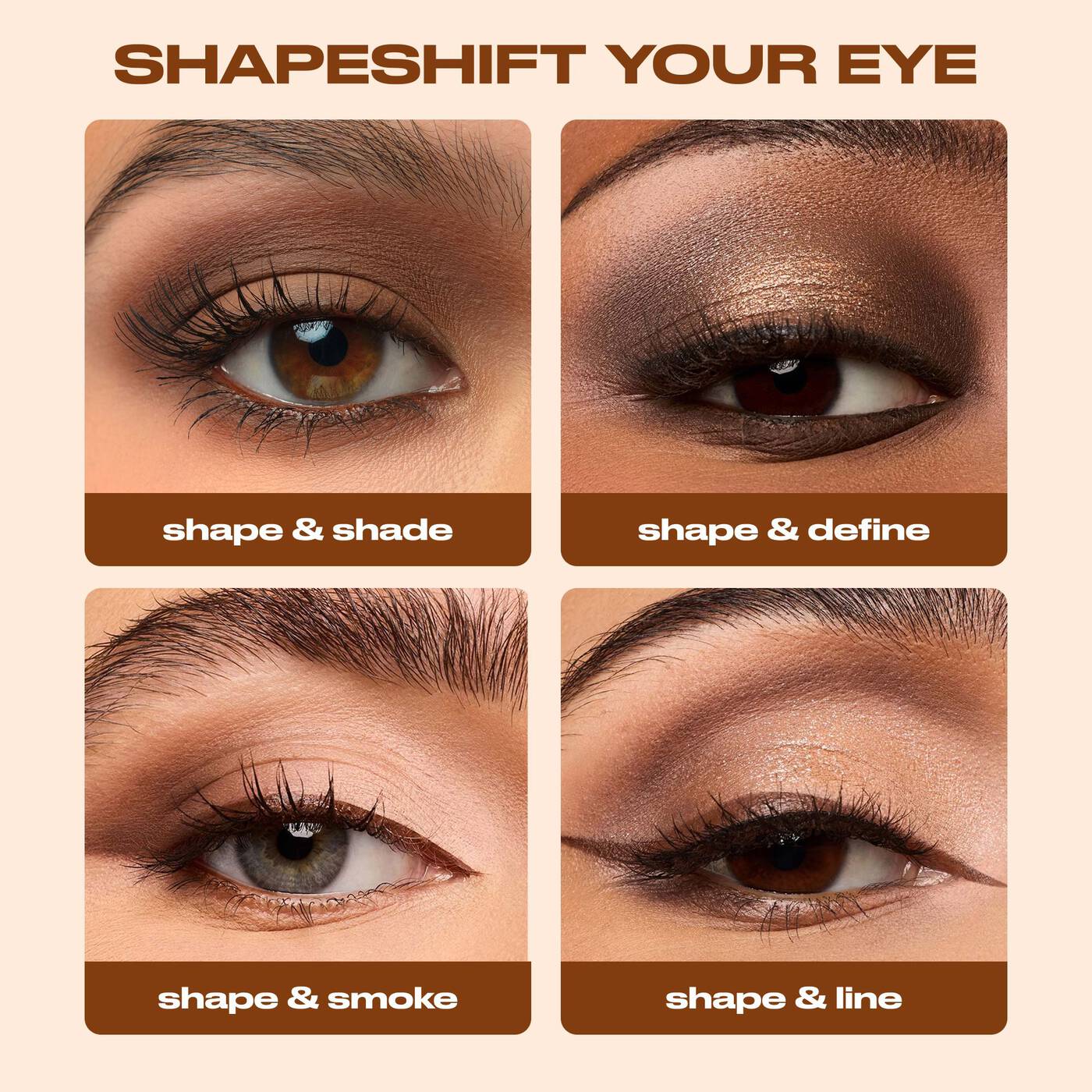 URBAN DECAY - NAKED SHAPED MULTI-TASKING EYESHADOW PALETTE WARM