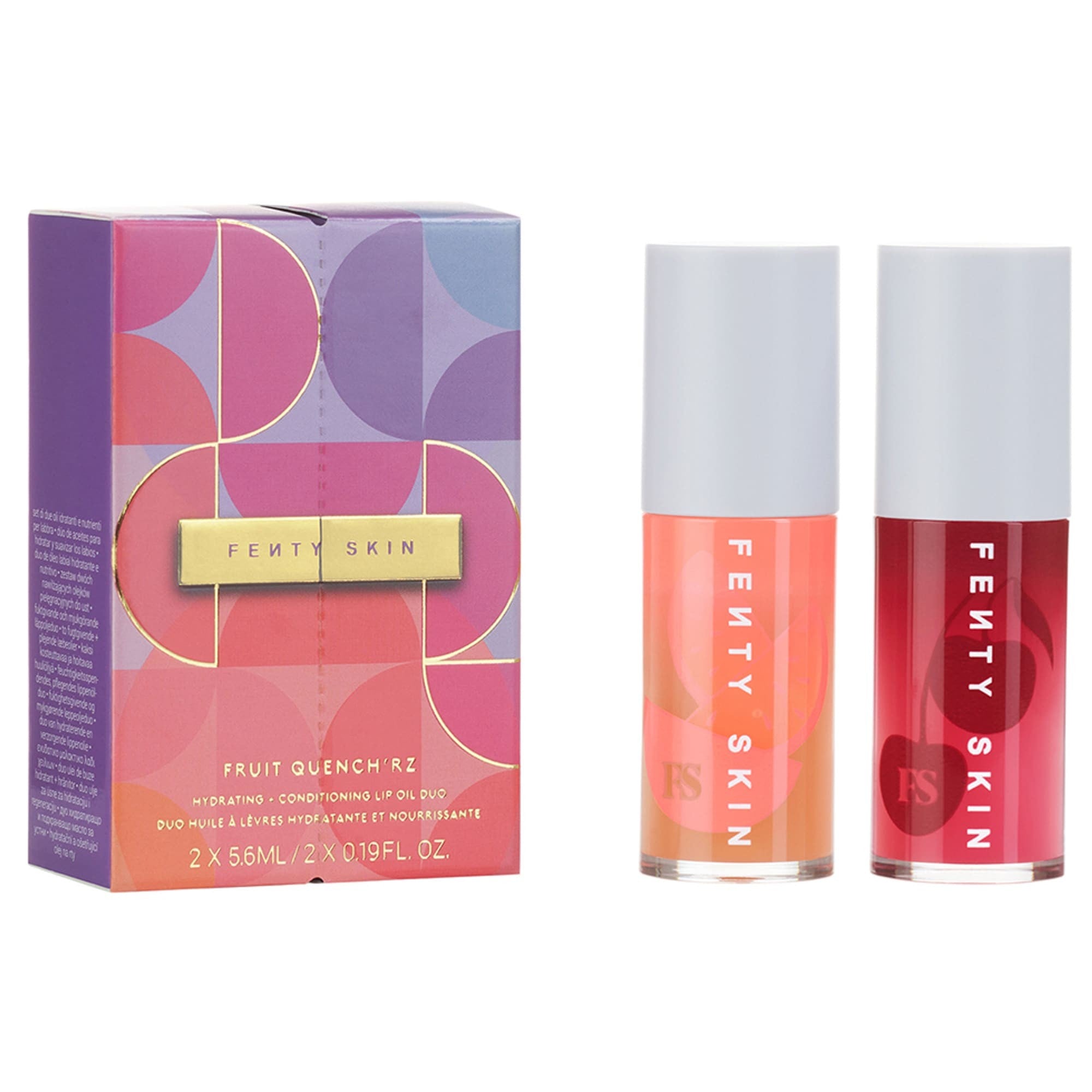 FENTY SKIN Fruit Quench’rz Hydrating + Conditioning Lip Oil Duo
