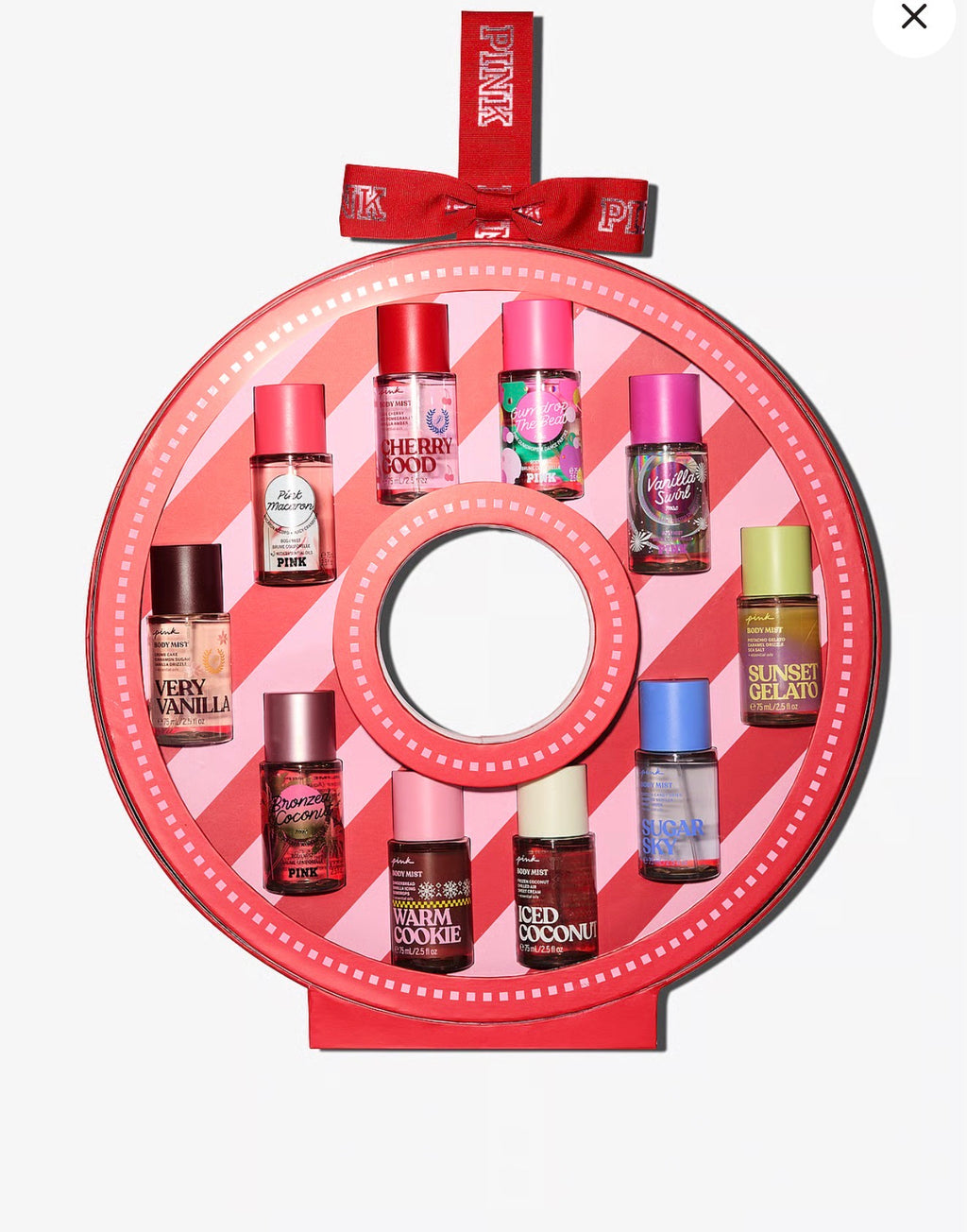 Pink by Victoria’s Secret -10-Piece Mini Mist Wreath Gift Set ft. Archive Scents