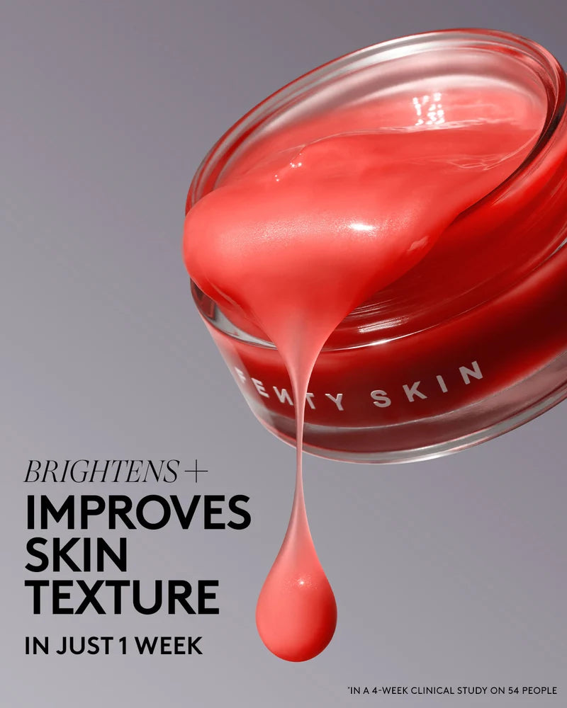 FENTY BEAUTY - CHERRY DUB BLAH 2 BRIGHT 5% AHA FACE MASK