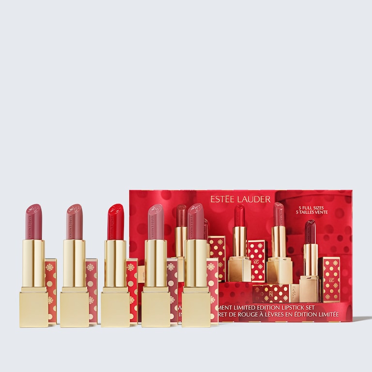 Estée Lauder - Unwrap The Moment Lipstick Set Holiday Makeup Gift Set