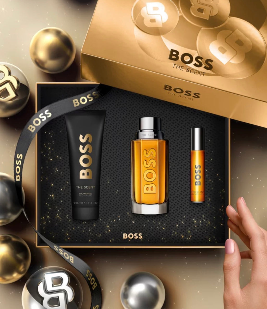 BOSS THE SCENT EAU DE TOILETTE 100ML SET