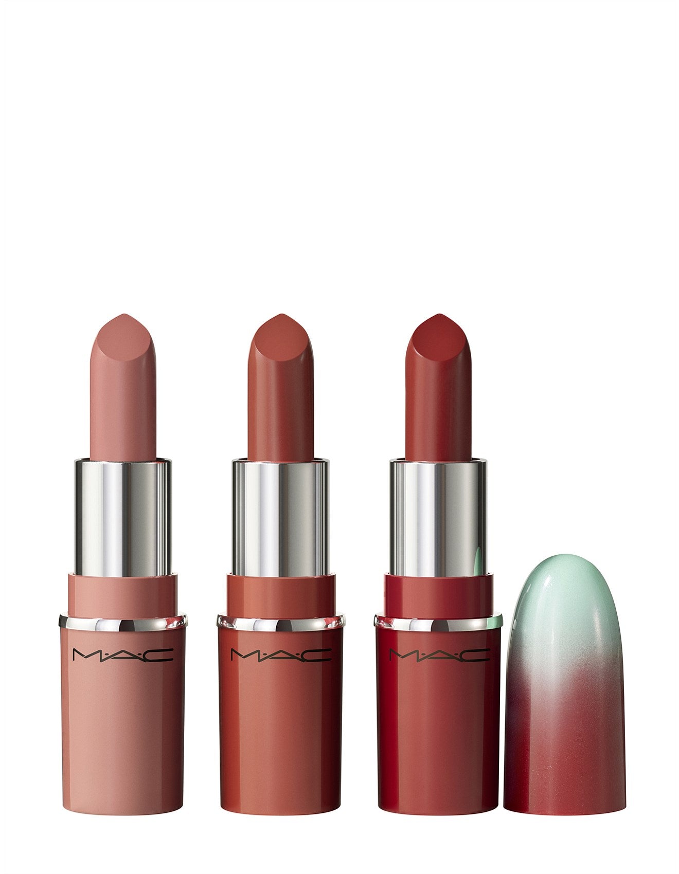 MAC - WILDEST GLEAMS MINI LUSTREGLASS LIP TRIO: CLASSICS