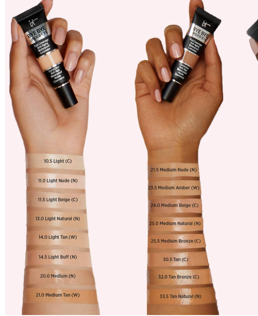 It cosmetic bye bye under eye full coverage anti aging water proof concealer