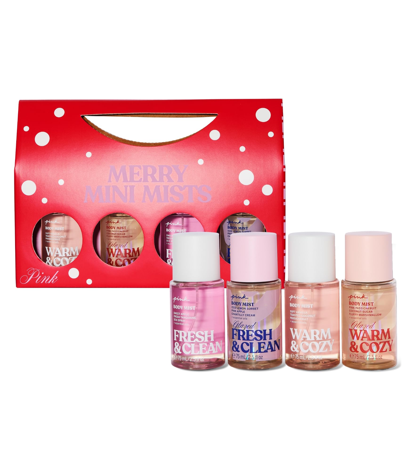 Pink by Victoria’s Secret -4- piece mini mist gift set