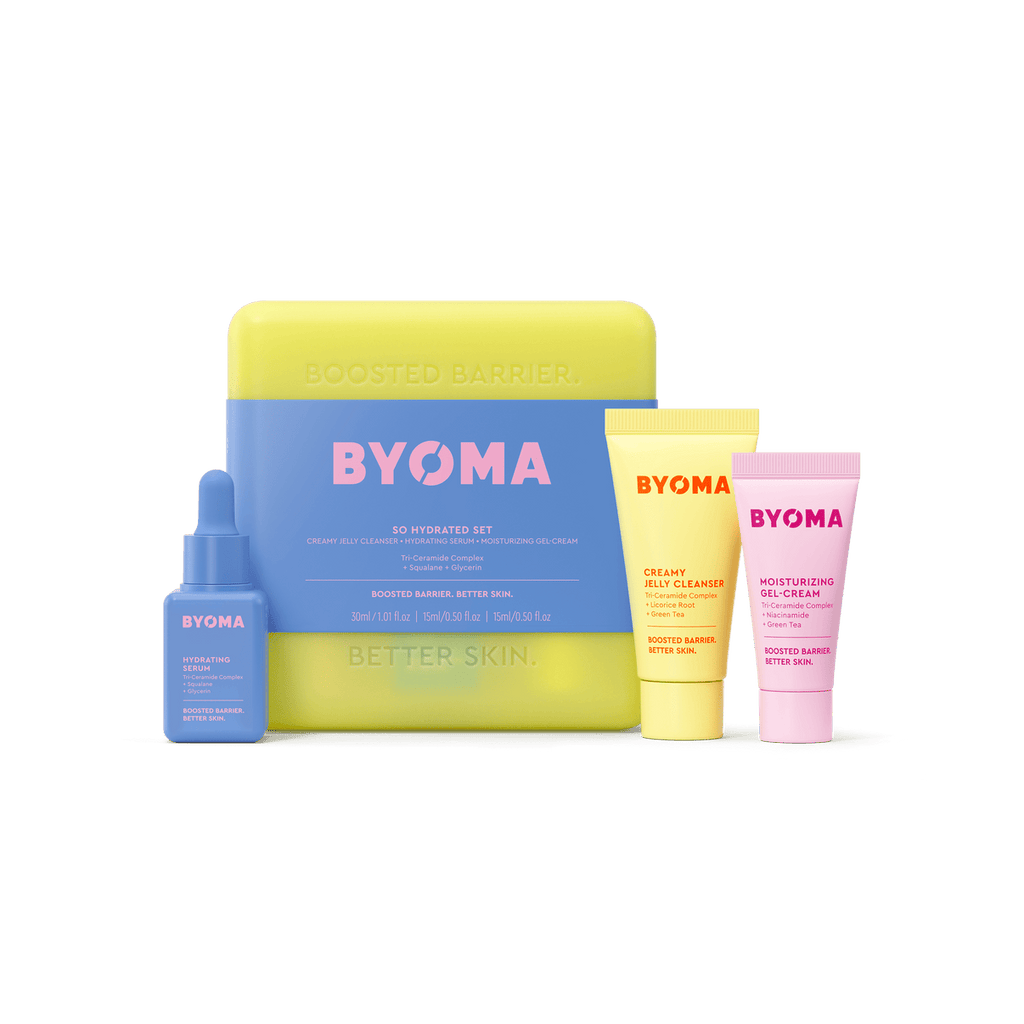 BYOMA-MINI CLEANSER, MINI GEL CREAM & MINI HYDRATING SERUM