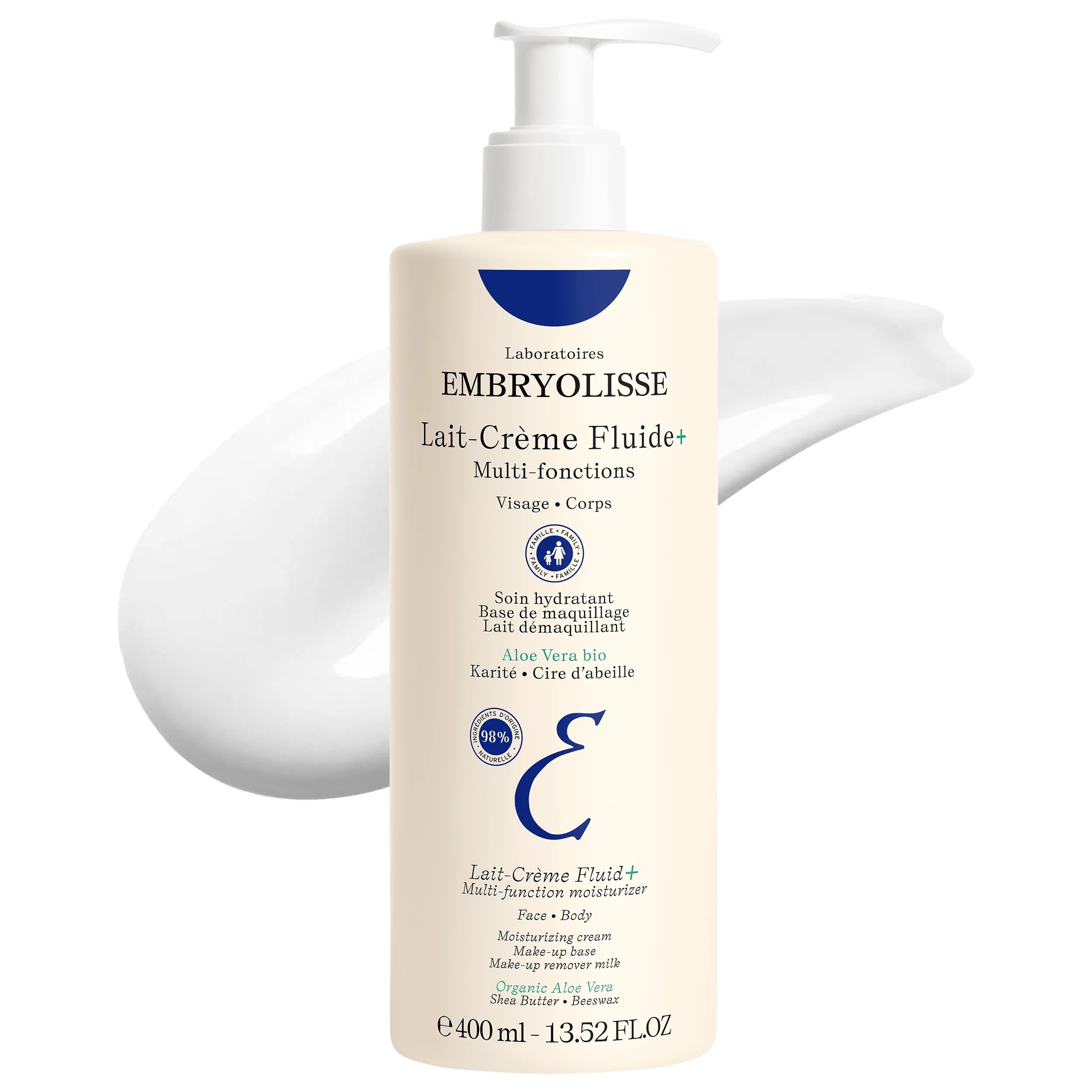 EMBRYOLISSE - Lait-Crème Fluide+Multi-fonctions 400ML