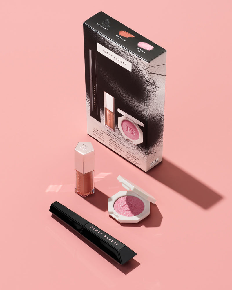 FENTY FAM FAVES 3-PIECE EYE, LIP + HIGHLIGHTER SET
