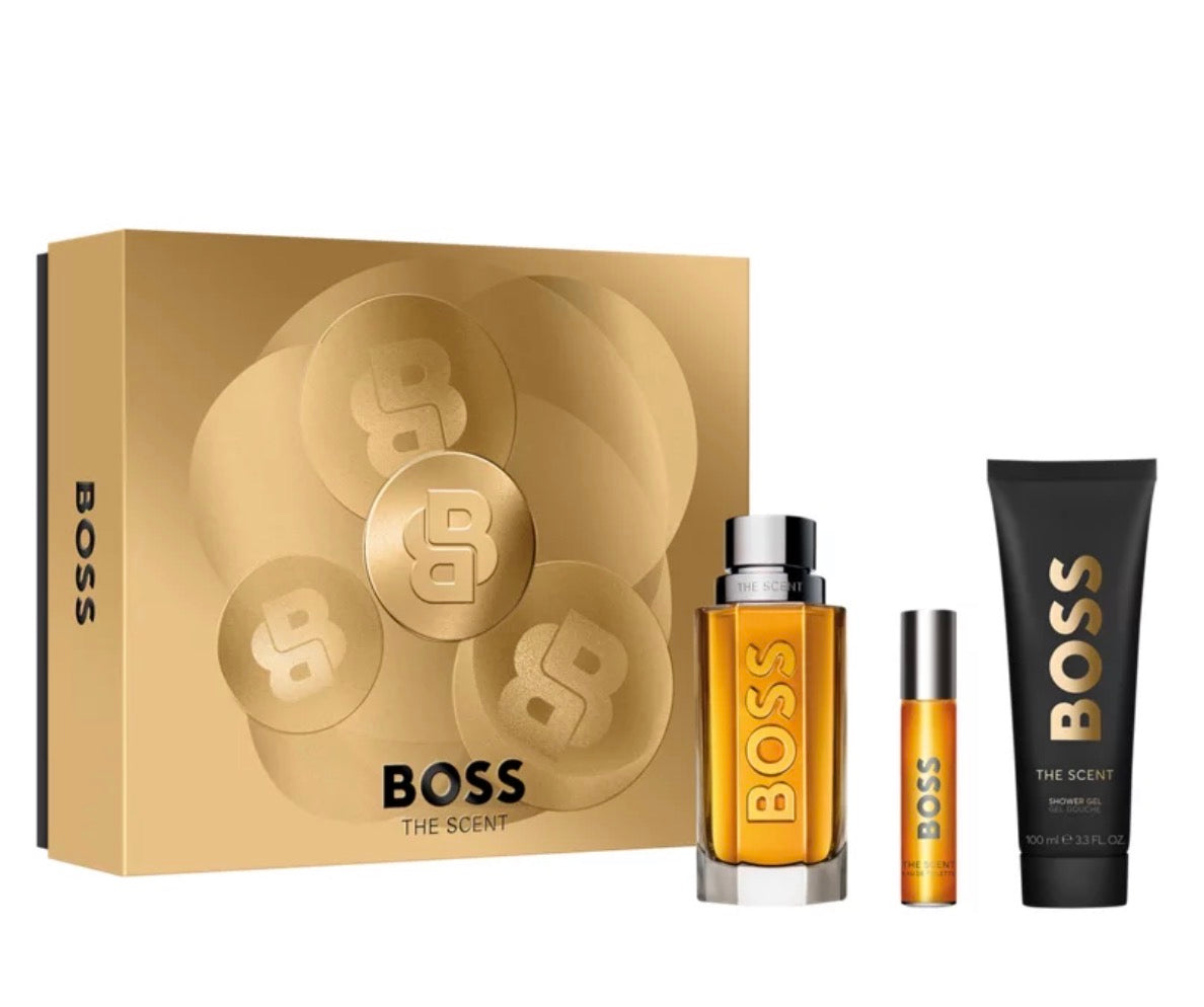 BOSS THE SCENT EAU DE TOILETTE 100ML SET