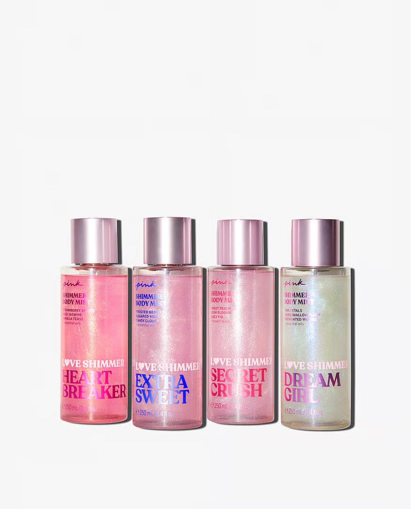 Pink by Victoria’s Secret - 4-Piece Full-Size Love Shimmer Gift Set