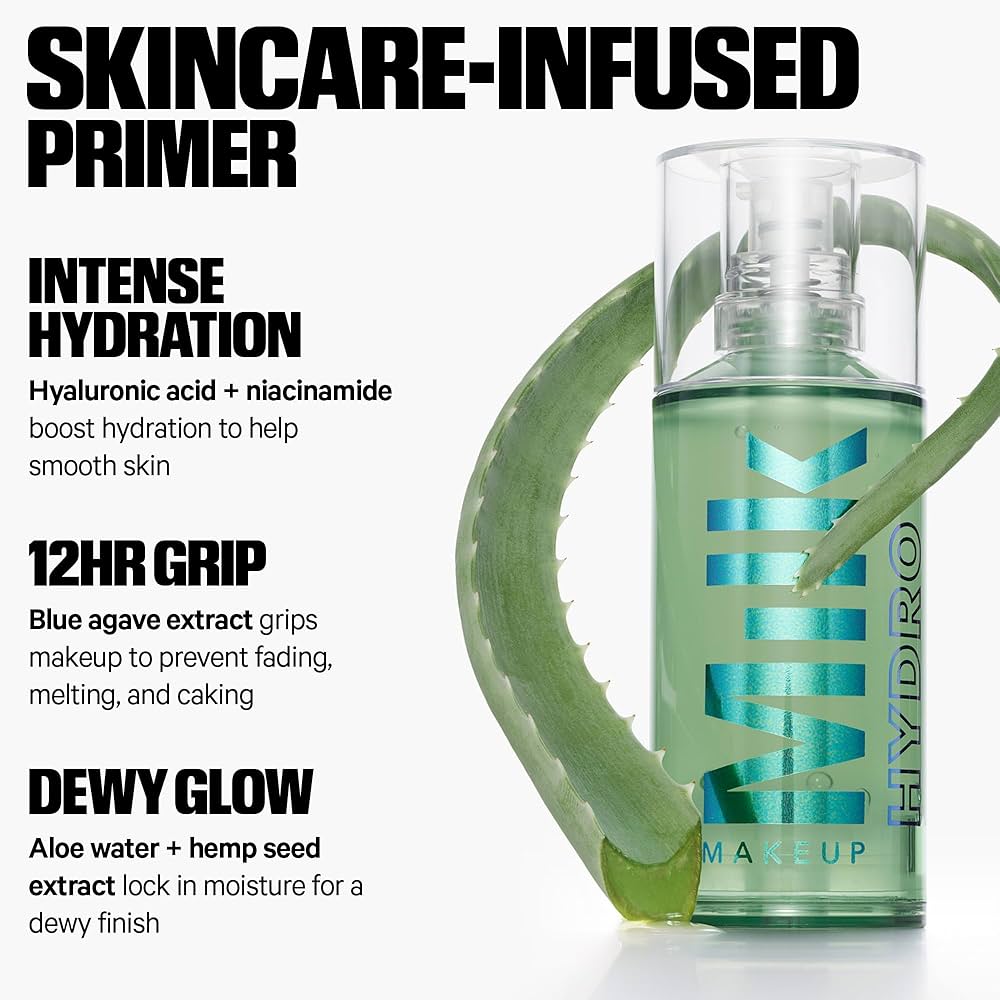 Milk Hydro Grip Hydrating Makeup Primer with Hyaluronic Acid + Niacinamide