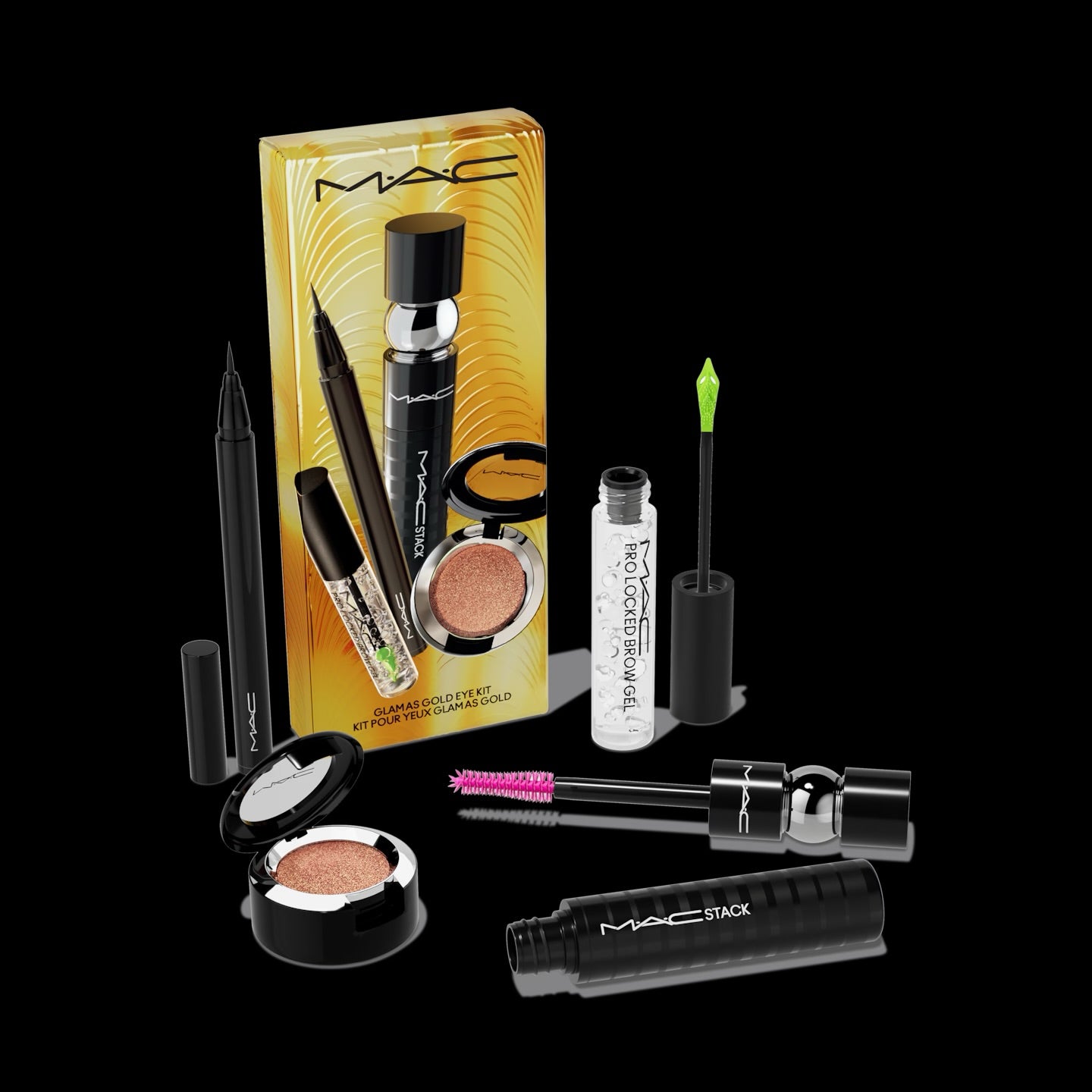 Mac glam as gold eye kit