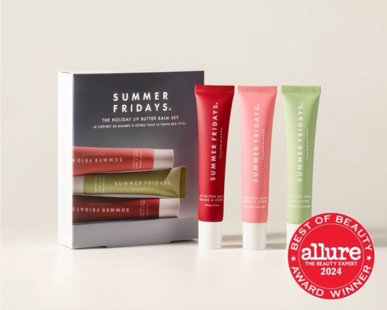 Summer Fridays The Holiday Lip butterbalm set
