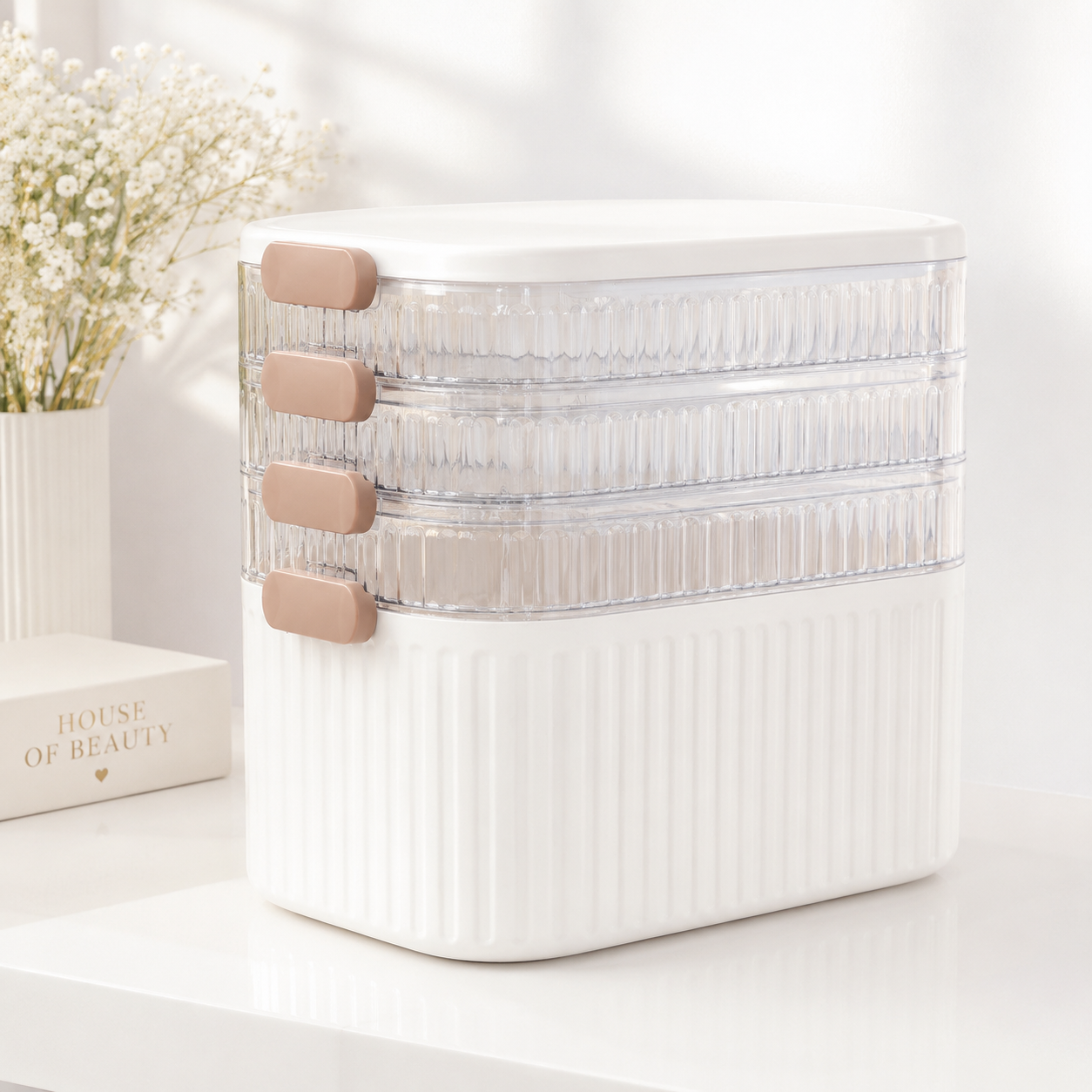 Our STORAGE organizers are now available in Black & Pink 🖤🩷
Perfect for keeping your makeup, beauty essentials & little things perfectly organized.